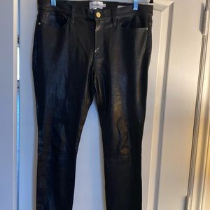 Frame soft leather pants